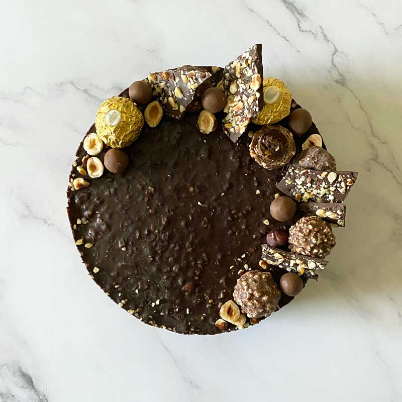 Ferrero Rocher Chocolate Mousse Cake