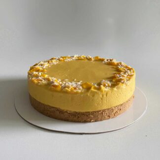 Mango Mousse Coconut Cake