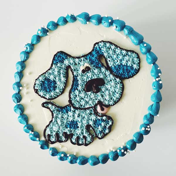 Hand-Piped Buttercream Character Cake - Image 7