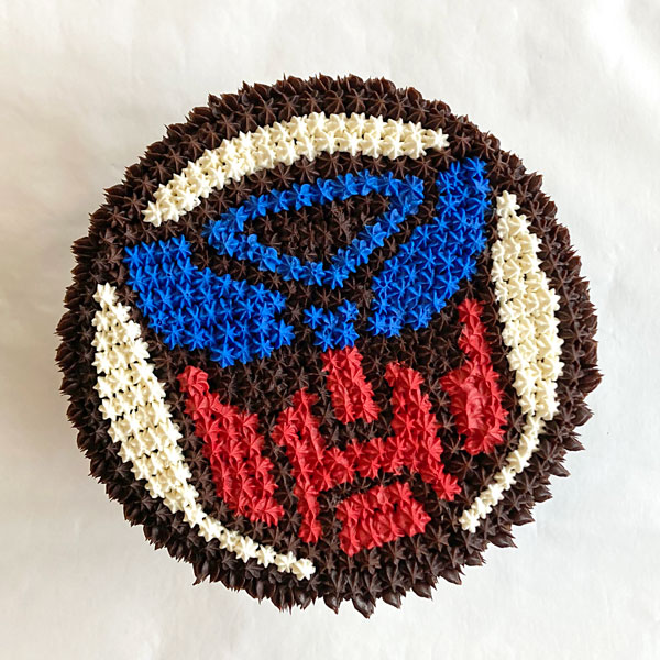 Hand-Piped Buttercream Character Cake - Image 2