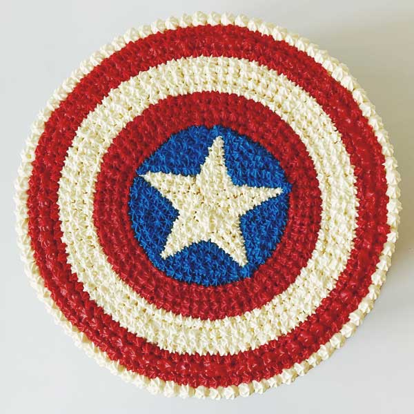 Hand-Piped Buttercream Character Cake - Image 6