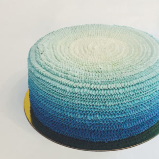 Ombre Ruffle Cake