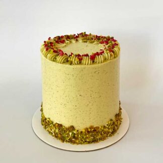 pistachio raspberry cake