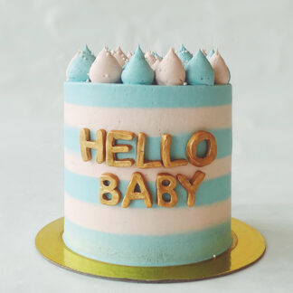 Baby Gender Reveal Cake