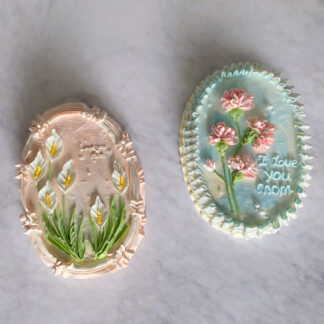 Mother's Day Vintage Oval Cake