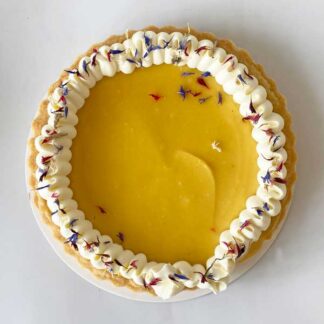 Passion fruit Shortbread Tart