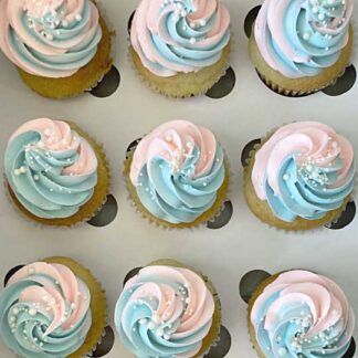 Gender Reveal Cupcakes