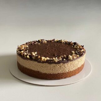 Chocolate Hazelnut Espresso Mousse Cake