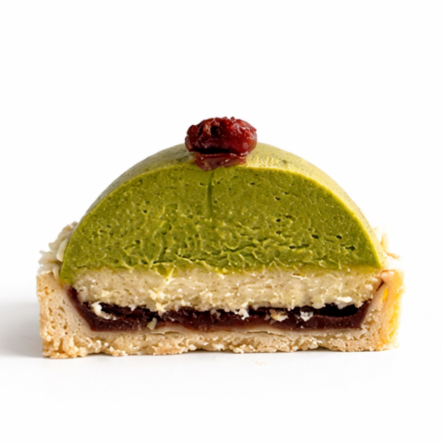 Matcha Red Bean Tart