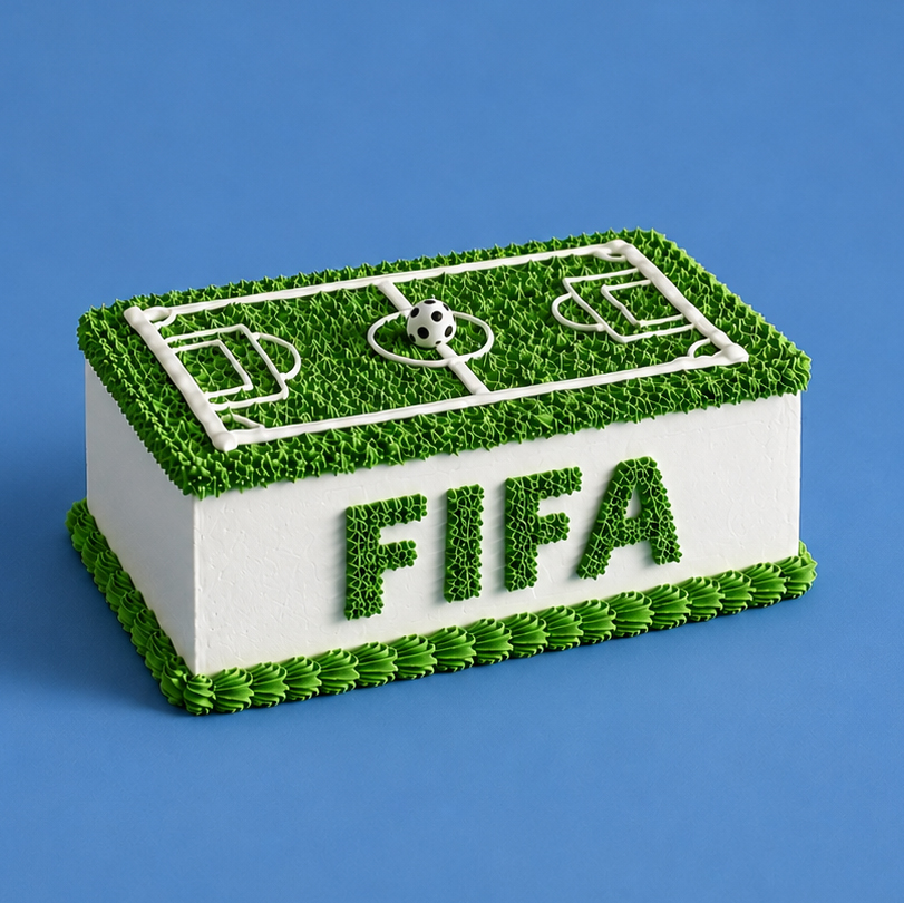 FIFA Soccer Field Cake