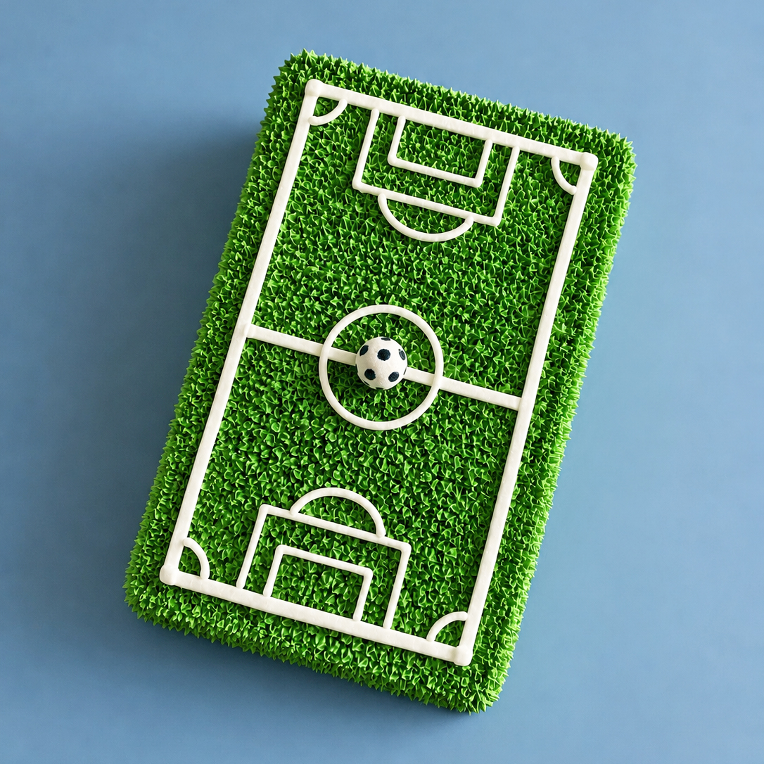 FIFA Soccer Field Cake - Image 3