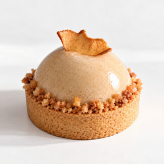apple spice salted caramel tart